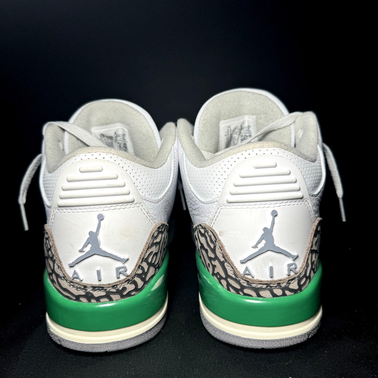 Air Jordan 3 Retro Lucky Green Women's Shoes - Size 9.5