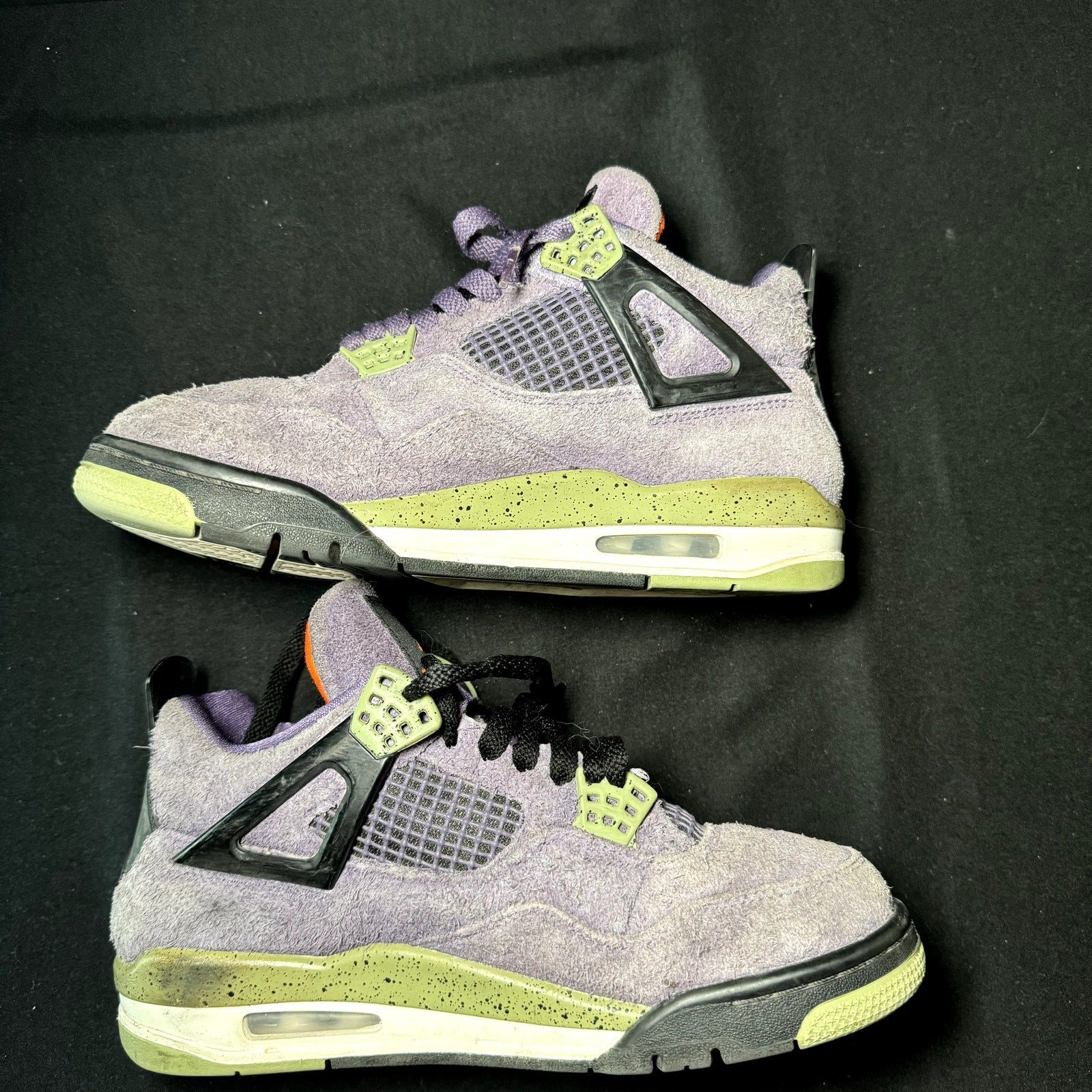 Air Jordan 4 Retro Canyon Purple Women's Shoes - Size 8