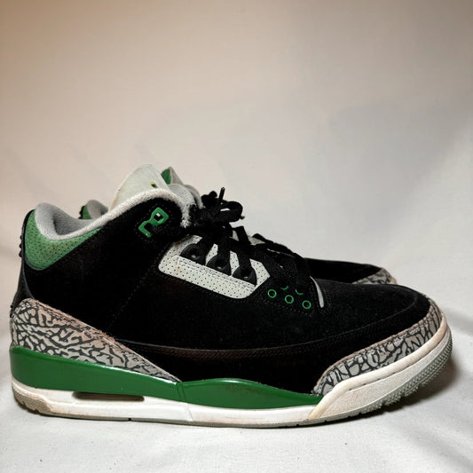 Air Jordan 3 Retro Pine Green Men's Shoes - Size 11