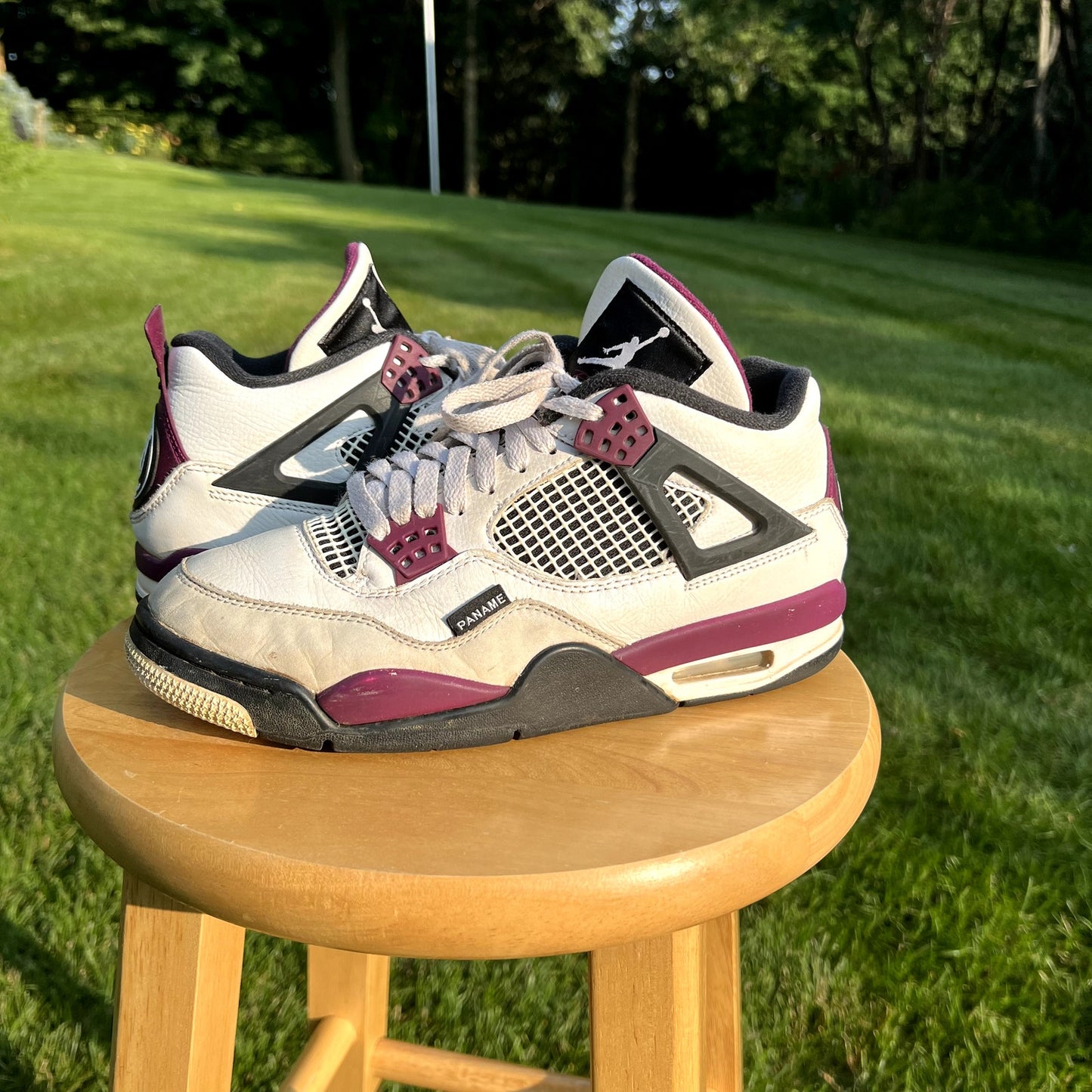 Paris Saint-Germain x Air Jordan 4 Retro Bordeaux 2020 Men's Shoes - Size 8.5