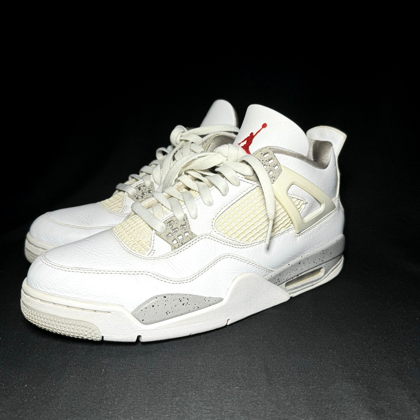 Air Jordan 4 Retro White Oreo 2021 Men's Shoes - Size 12