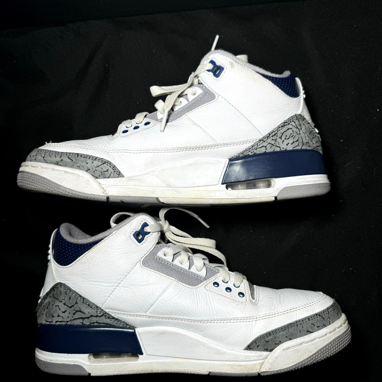 Air Jordan 3 Retro Midnight Navy Men's Shoes - Size 8.5