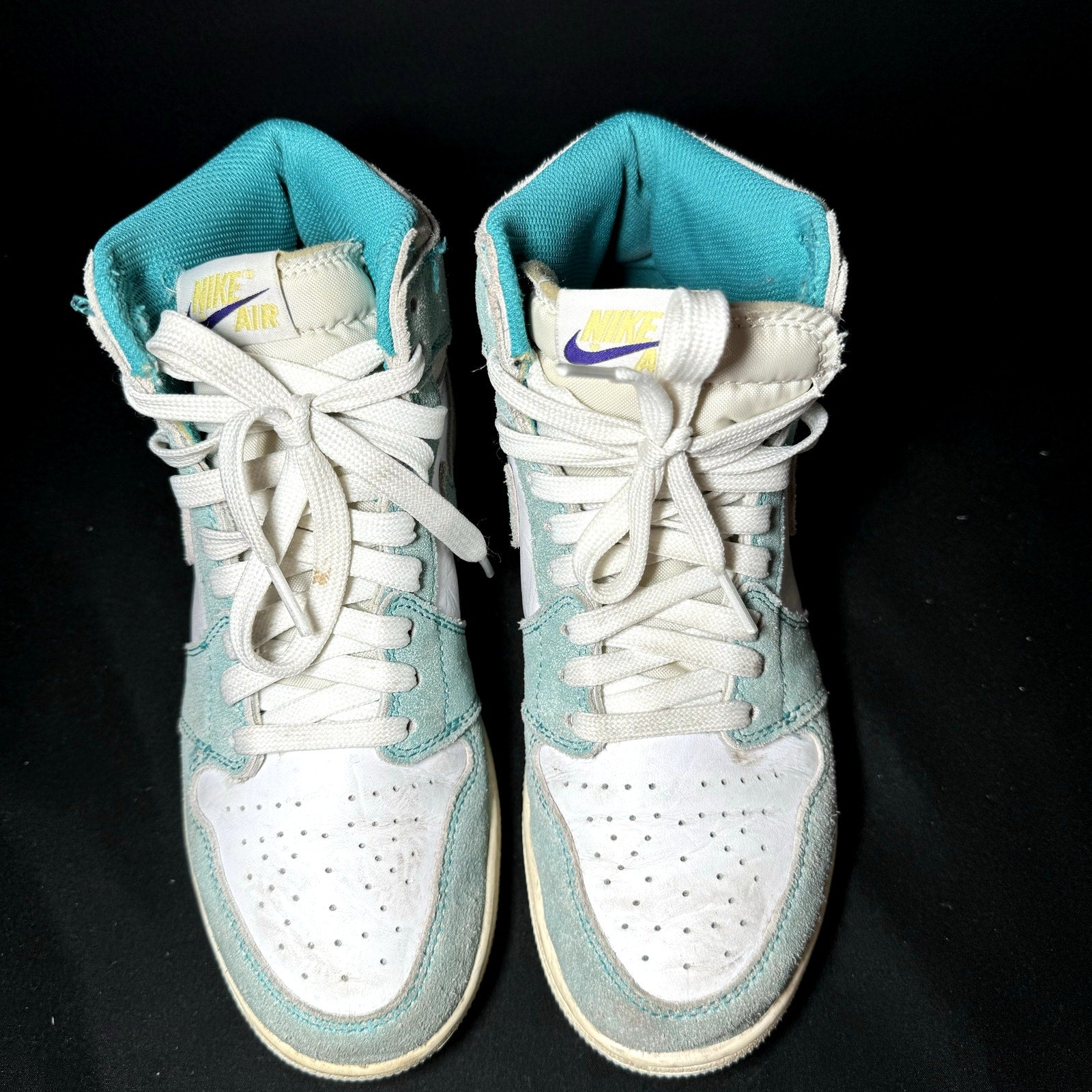 Air Jordan 1 Retro High OG GS Turbo Green Kids Shoes - Size 6