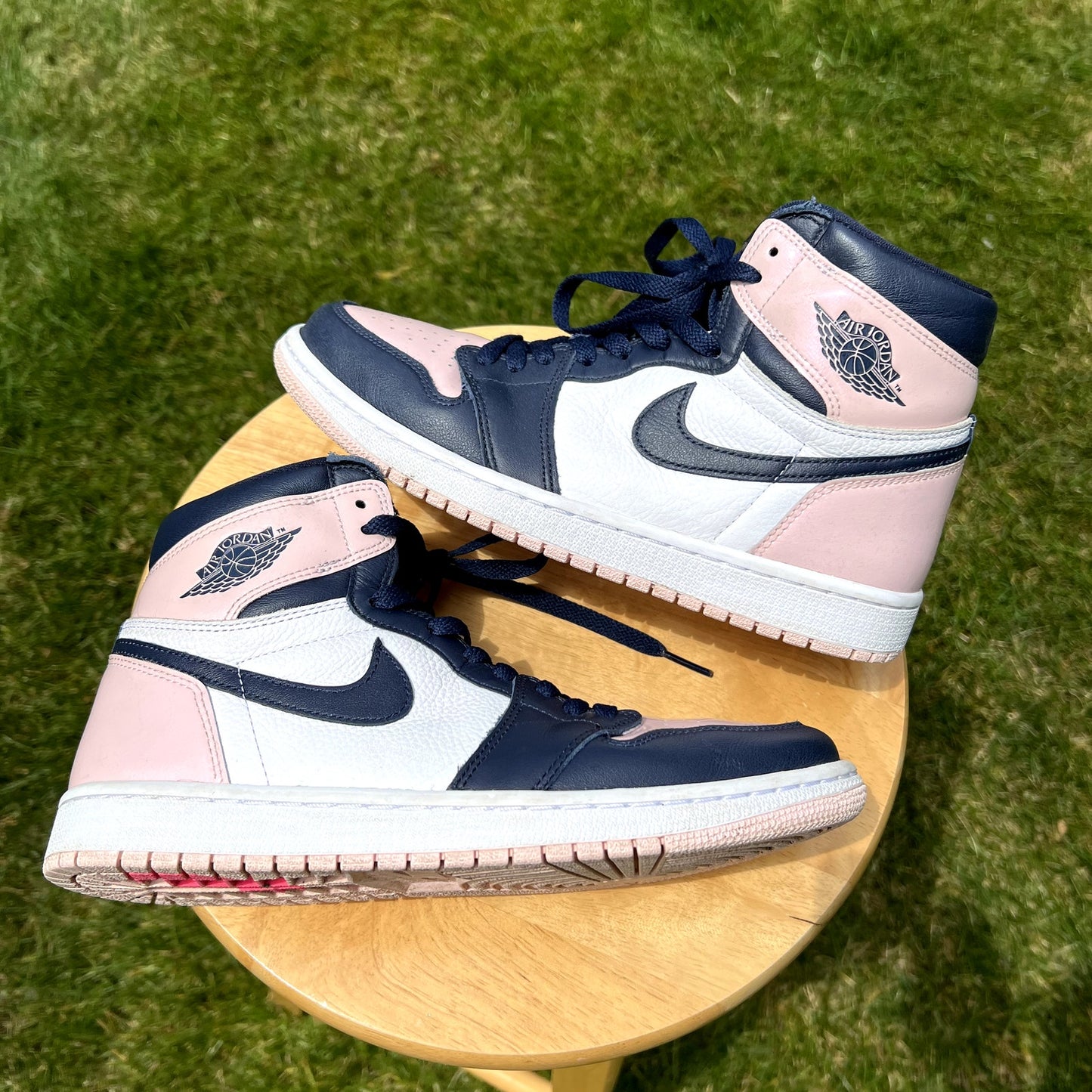 Wmns Air Jordan 1 Retro High OG SE Bubble Gum Women's Shoes - Size 9.5