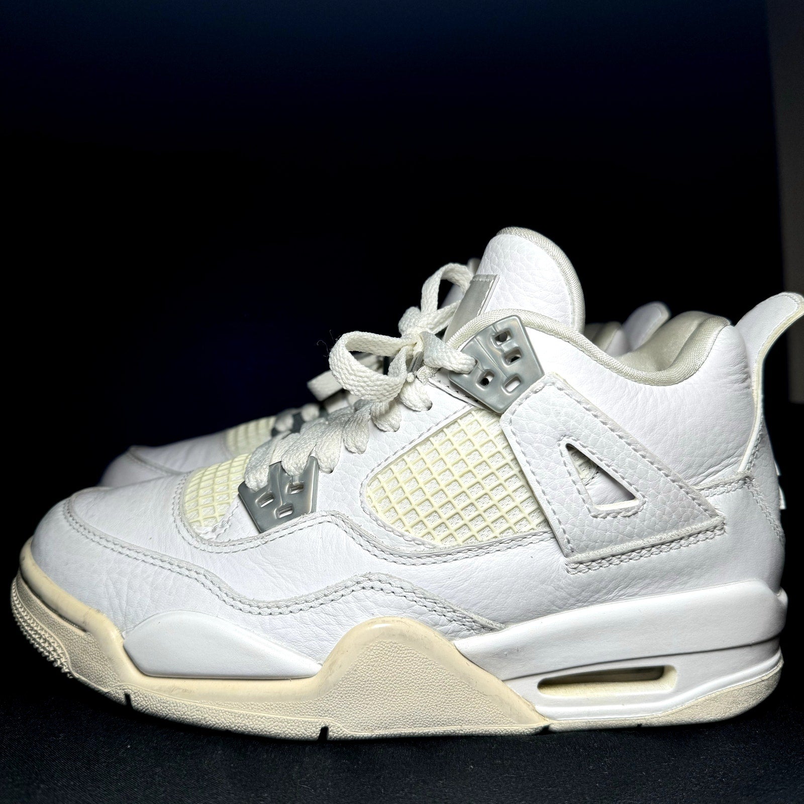 Air Jordan 4 Retro GS Pure Money 2017 Kids Shoes - Size 3.5