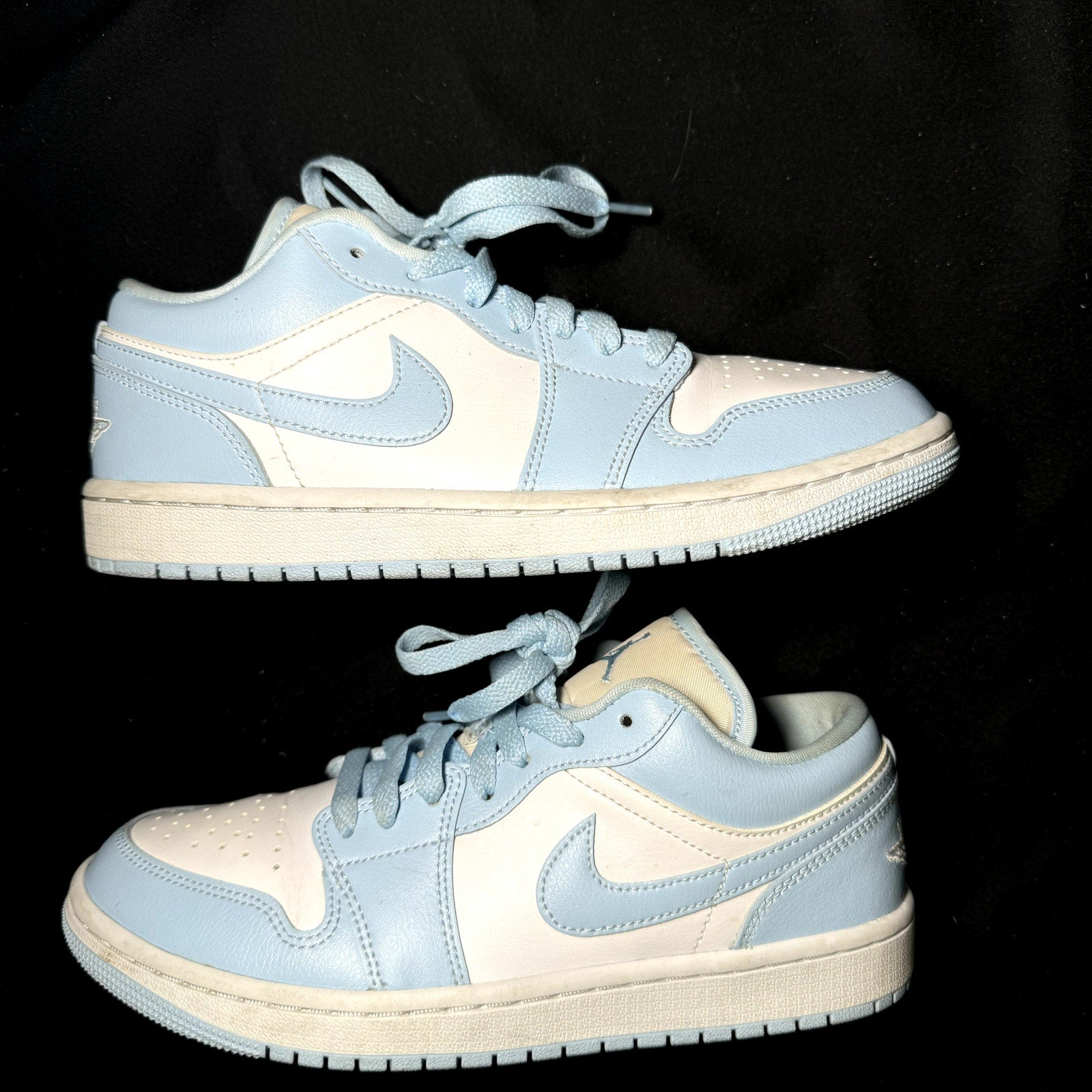 Air Jordan 1 Low Ice Blue Women's Shoes - Size 8