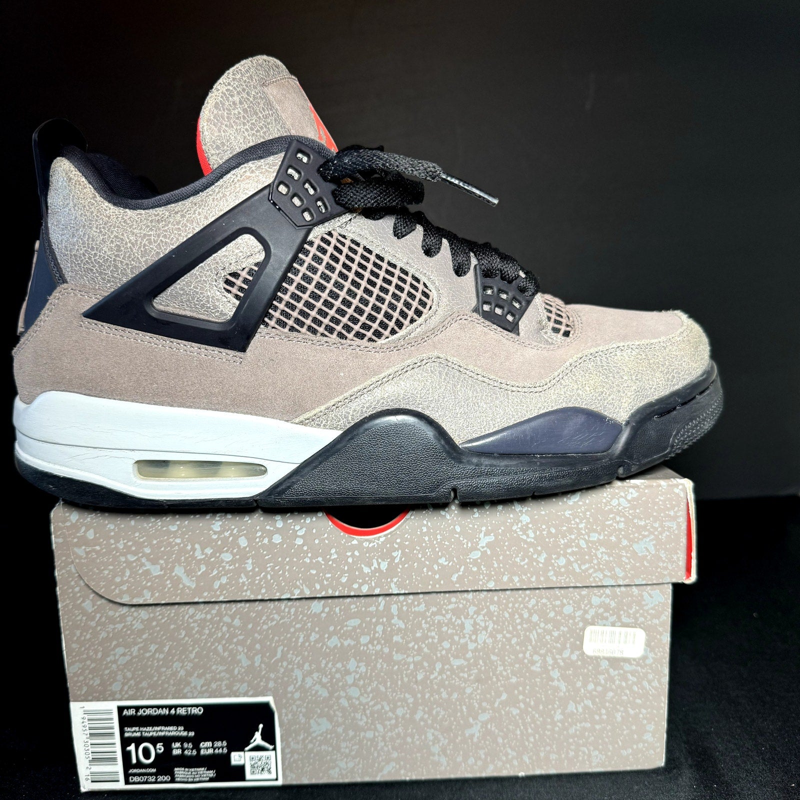 Air Jordan 4 Retro Taupe Haze Men's Shoes - Size 10.5