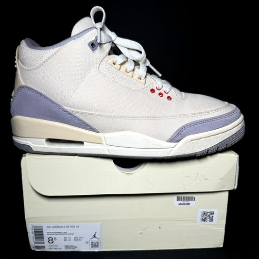 Air Jordan 3 Retro SE Muslin Men's Shoes - Size 8.5