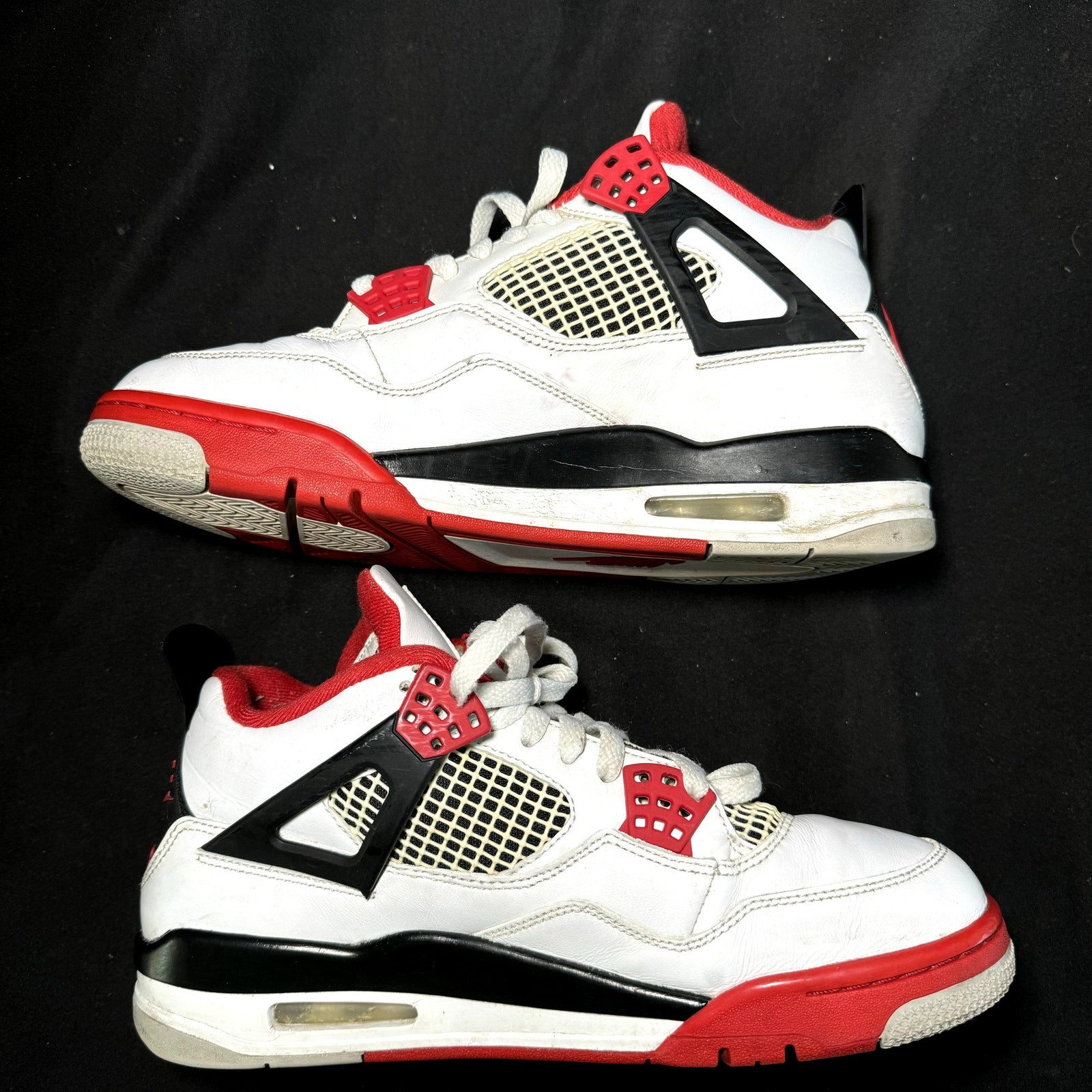 Air Jordan 4 Retro OG Fire Red 2020 Men's Shoes - Size 9