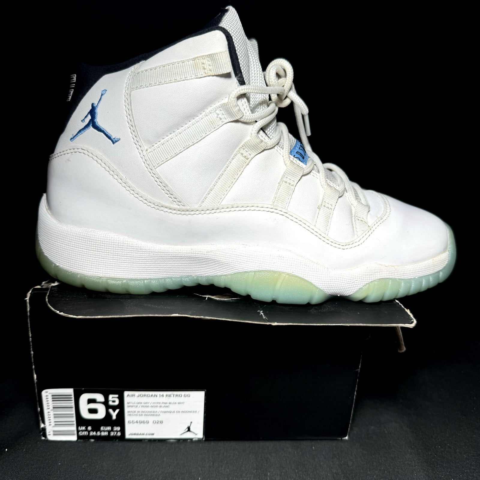 Air Jordan 11 BG Legend Blue 2014 Kids Shoes - Size 6.5