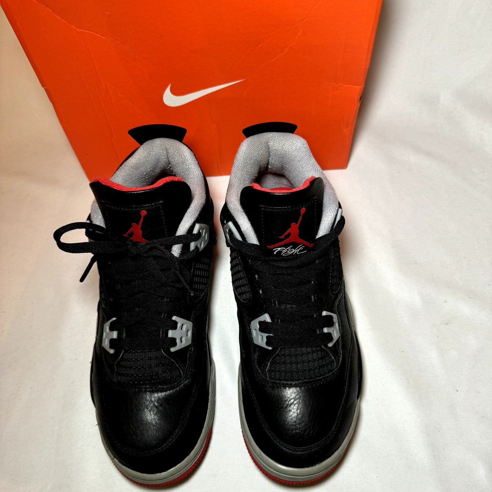 Air Jordan 4 Retro GS Bred Reimagined Kids Shoes - Size 6