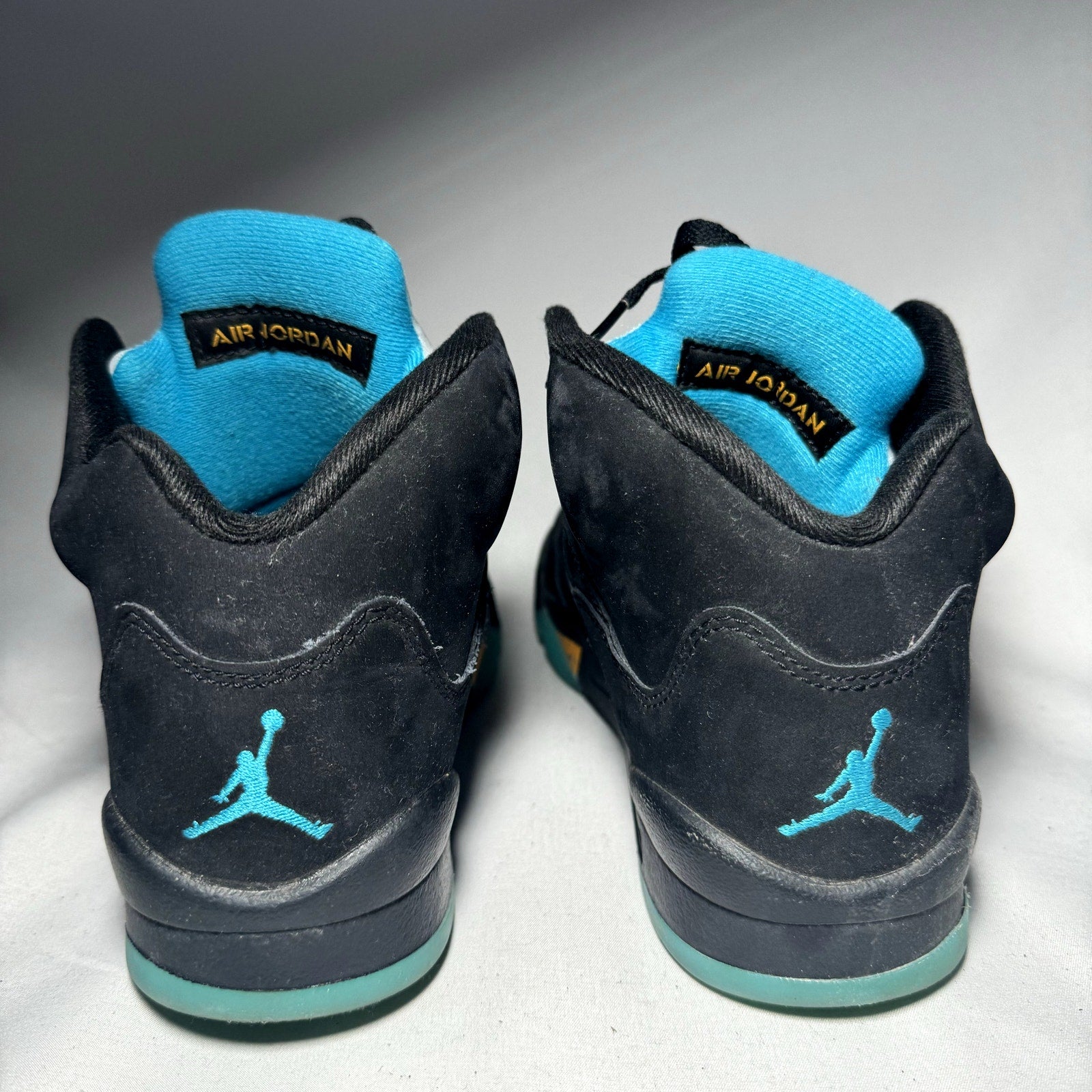 Air Jordan 5 Retro GS Aqua Kids Shoes - Size 7