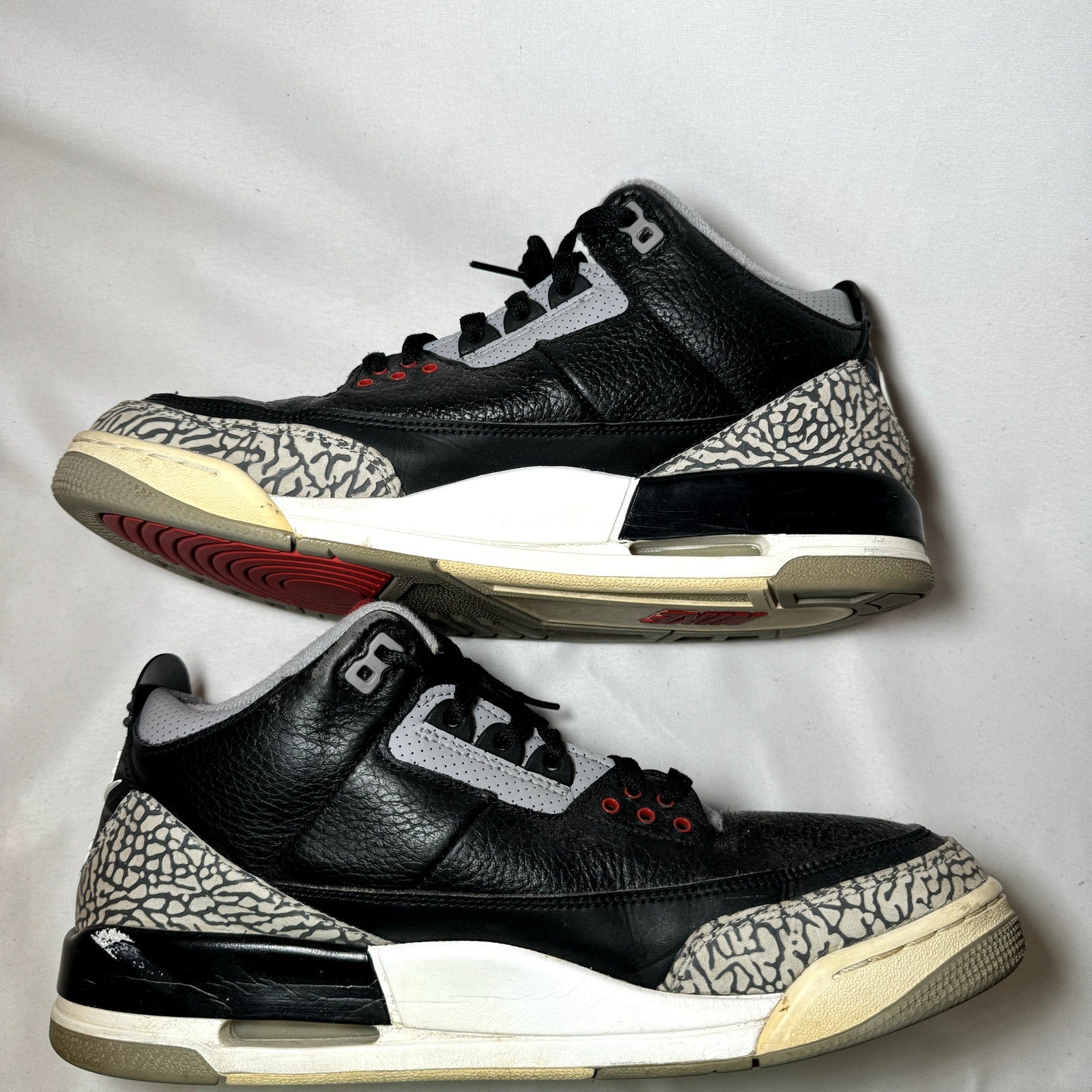 Air Jordan 3 Retro OG Black Cement 2018 Men's Shoes - Size 11.5