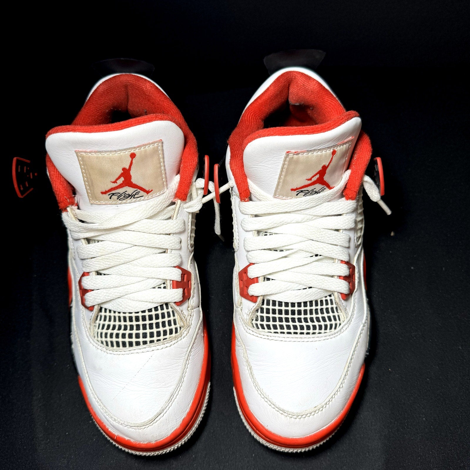 Air Jordan 4 Retro OG GS Fire Red 2020 Kids Shoes - Size 5.5