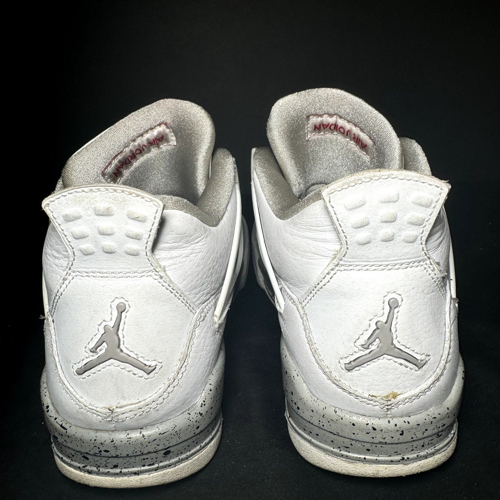 Air Jordan 4 Retro GS White Oreo Kids Shoes - Size 6