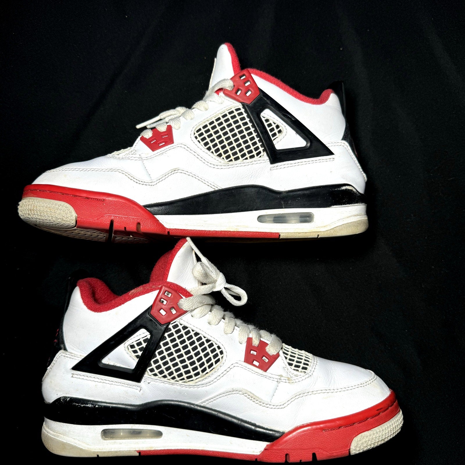 Air Jordan 4 Retro OG GS Fire Red 2020 Kids Shoes - Size 6.5