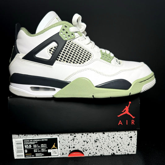 Air Jordan 4 Retro Seafoam Women's Shoes - Size 10.5