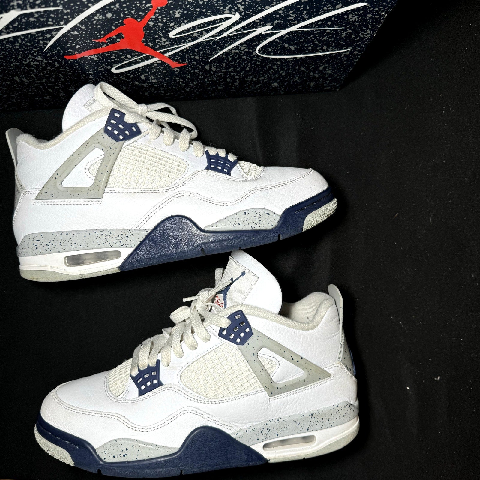 Air Jordan 4 Retro Midnight Navy Men's Shoes - Size 8.5