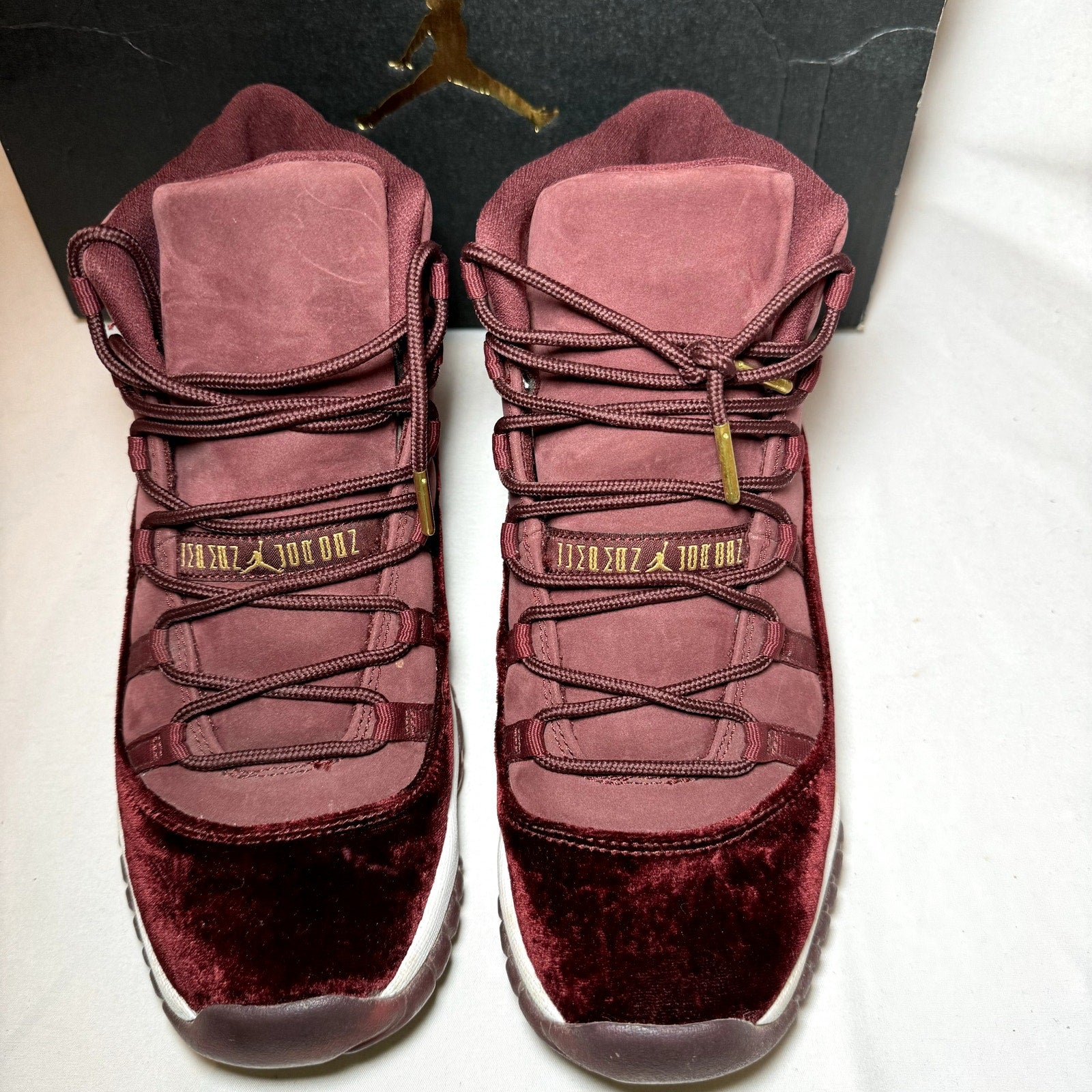 Air Jordan 11 Retro GG Heiress Velvet Kids Shoes - Size 7