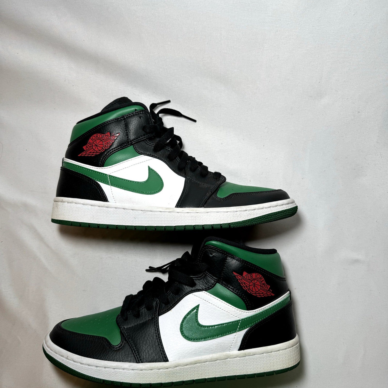 Air Jordan 1 Mid Pine Green Men's Shoes - Size 9