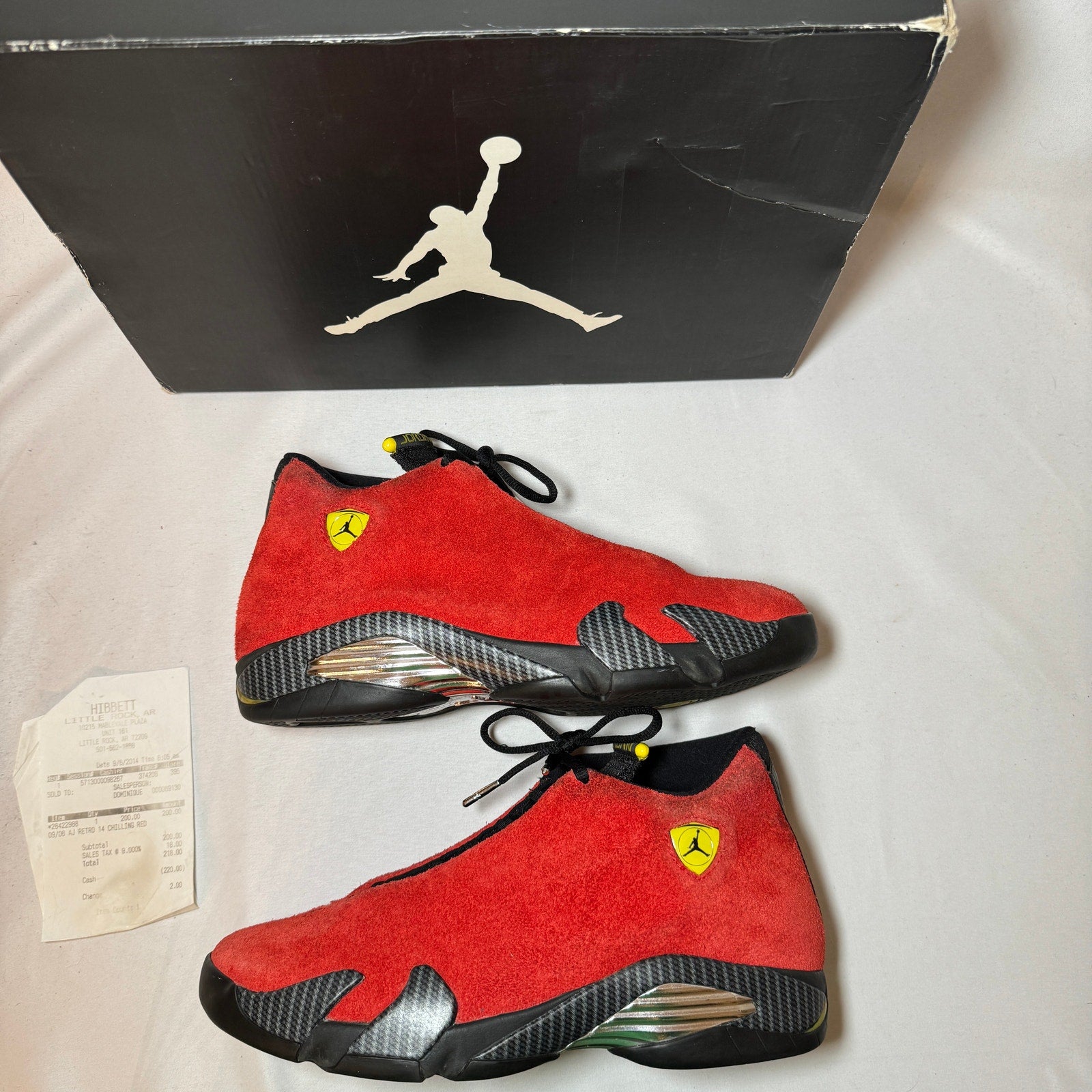 Air Jordan 14 Retro Ferrari Men's Shoes - Size 9.5