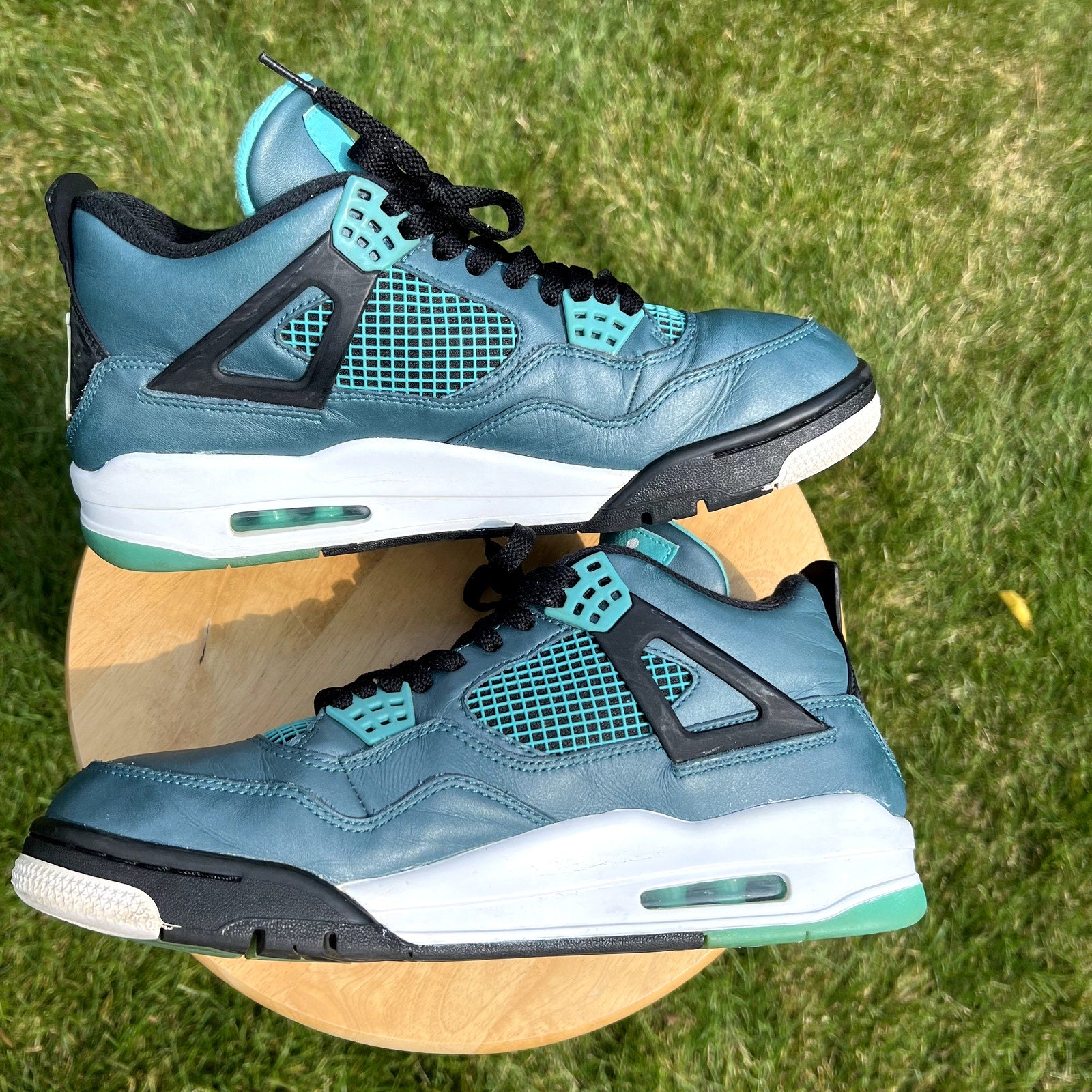 Air Jordan 4 Retro Teal Men's Shoes - Size 10.5