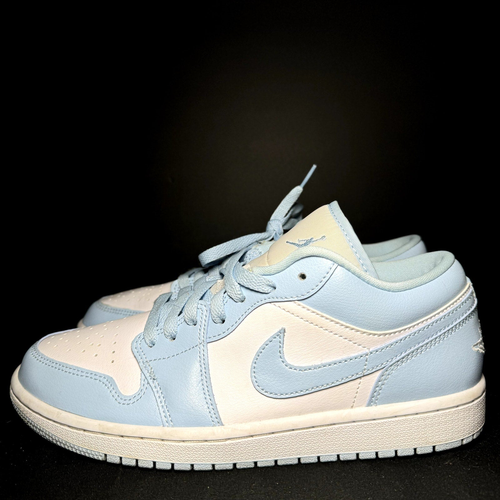 Air Jordan 1 Low Ice Blue Women's Shoes - Size 9