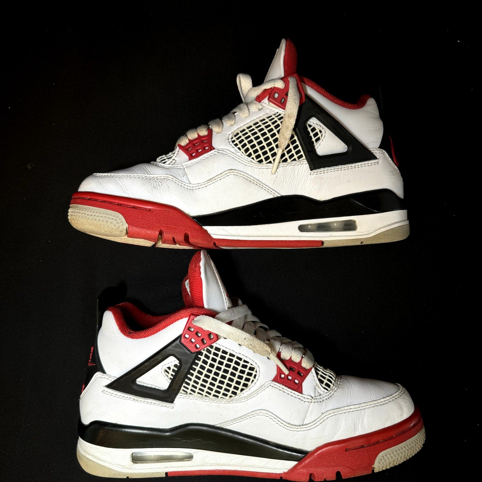 Air Jordan 4 Retro OG Fire Red 2020 Kids Shoes - Size 5.5