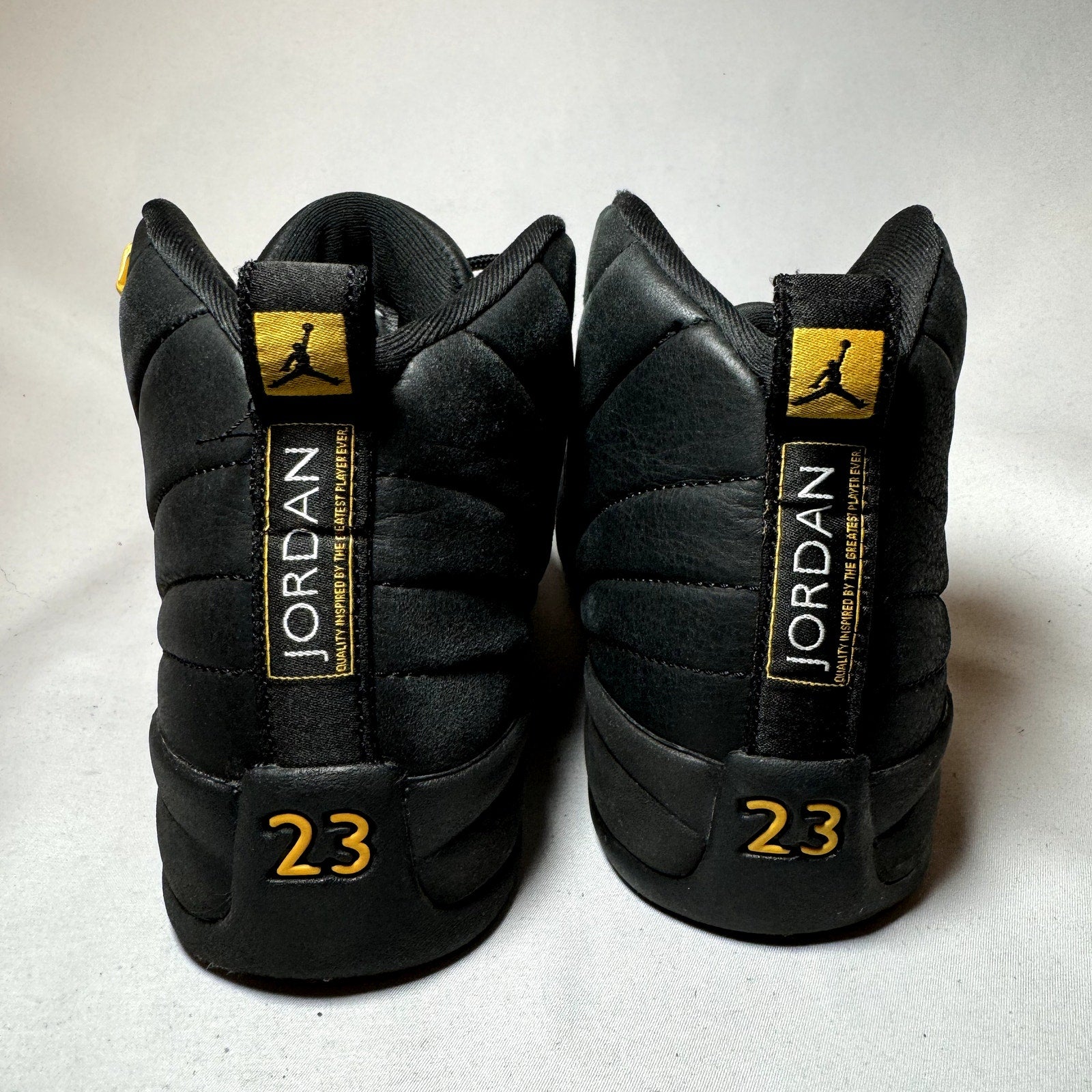 Air Jordan 12 Retro GS Black Taxi Kids Shoes - Size 7