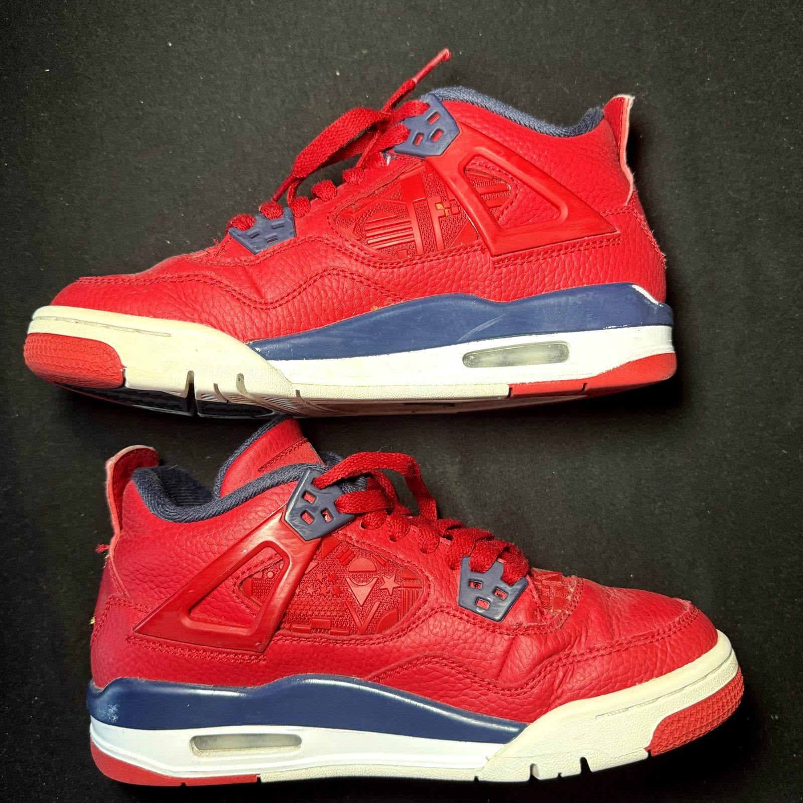 Air Jordan 4 Retro GS FIBA Kids Shoes - Size 4.5