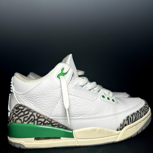 Air Jordan 3 Retro Lucky Green Women's Shoes - Size 9.5