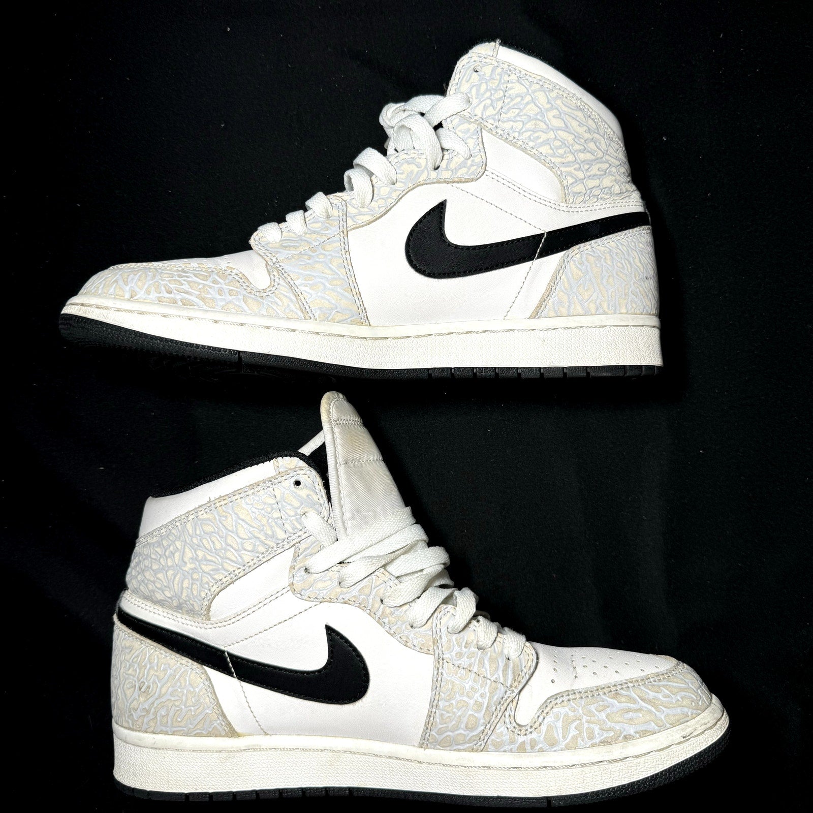 Air Jordan 1 Retro High White Elephant Men's Shoes - Size 9.5