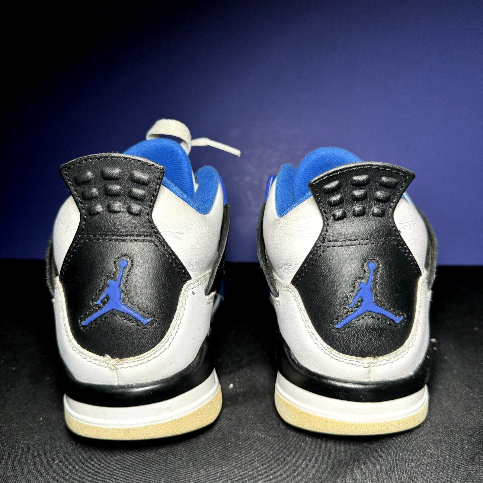 Air Jordan 4 Retro GS Motorsports Kids Shoes - Size 5.5