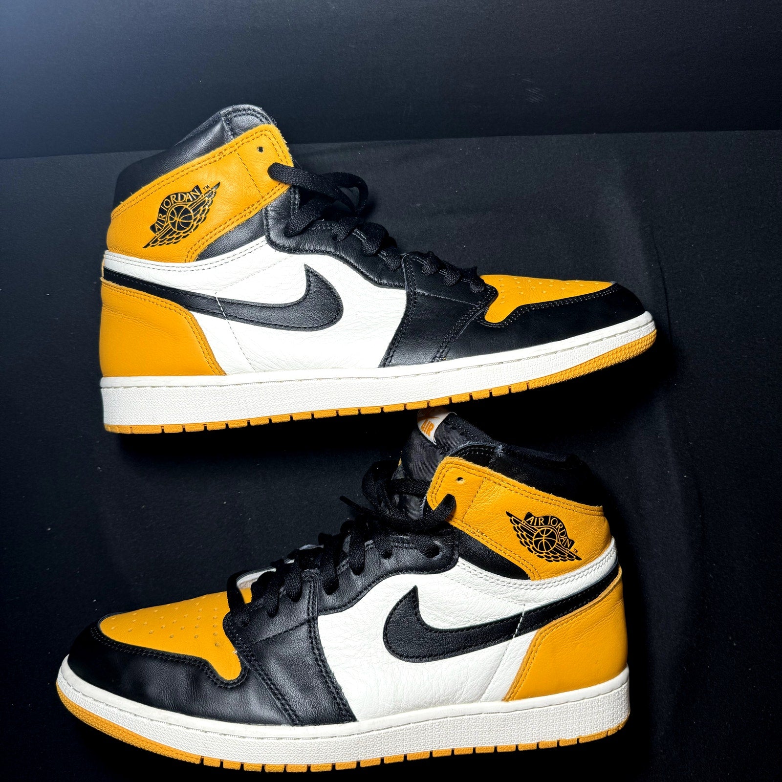 Air Jordan 1 Retro High OG Yellow Toe Men's Shoes - Size 13