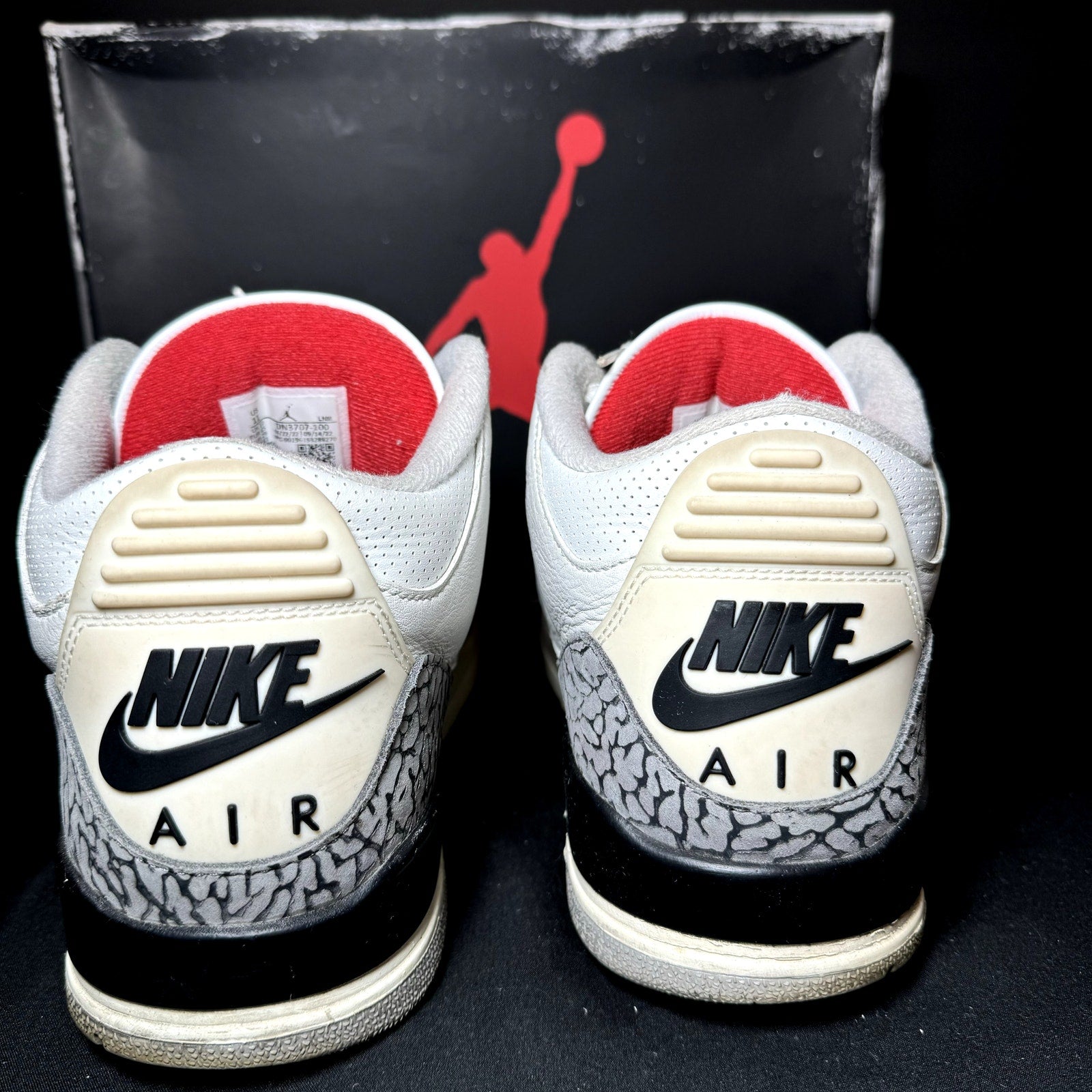 Air Jordan 3 Retro White Cement Reimagined Men's Shoes - Size 11