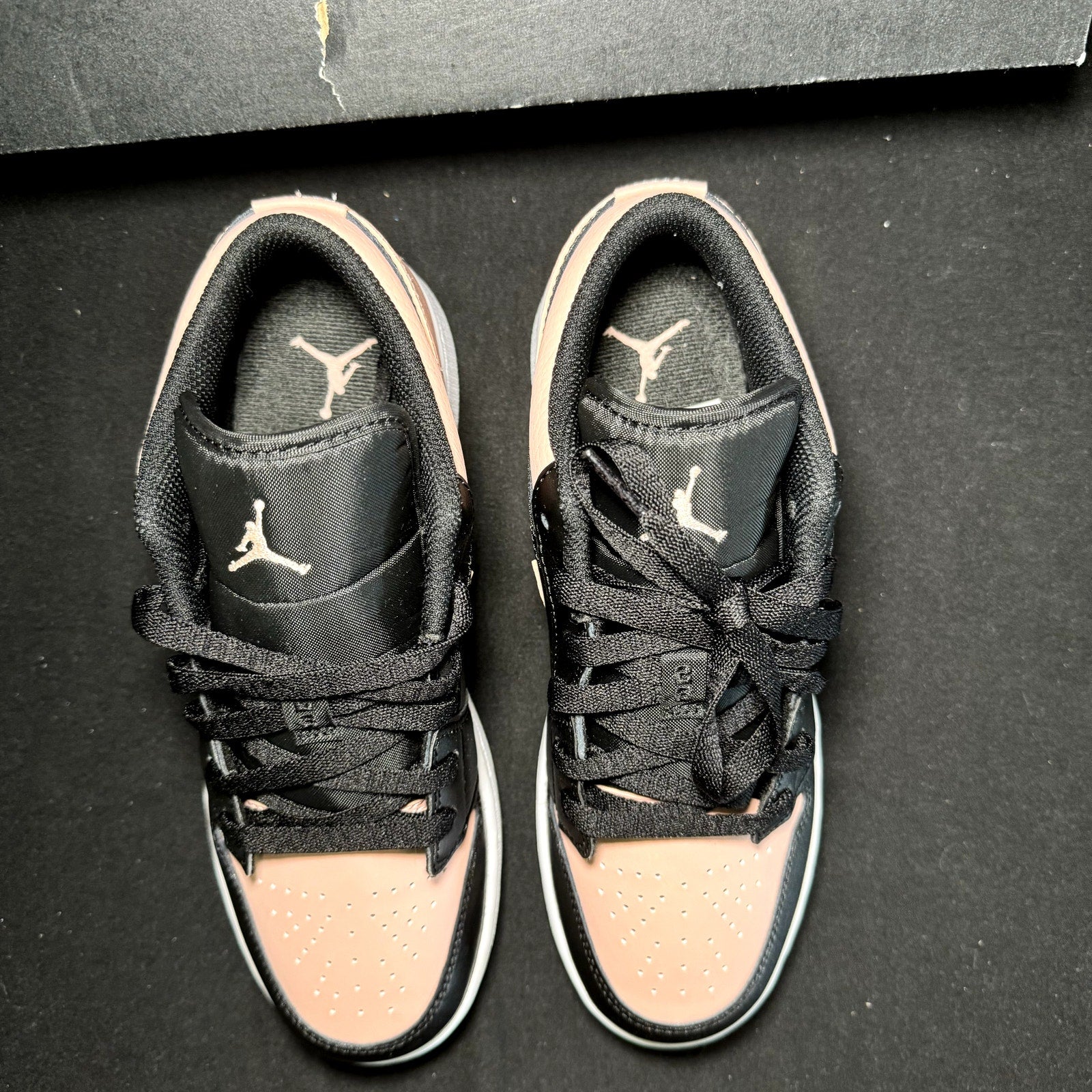 Air Jordan 1 Low GS Crimson Tint Kids Shoes - Size 6