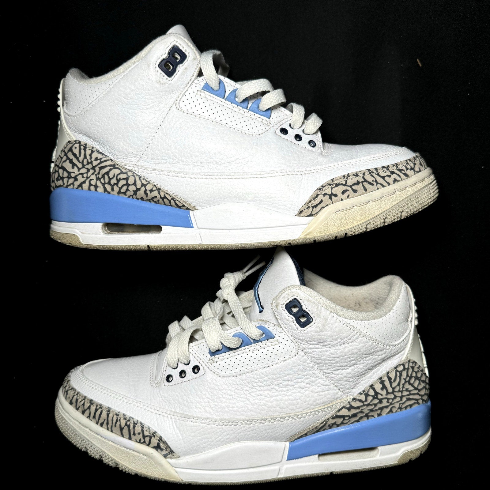 Air Jordan 3 Retro UNC Men's Shoes - Size 8.5