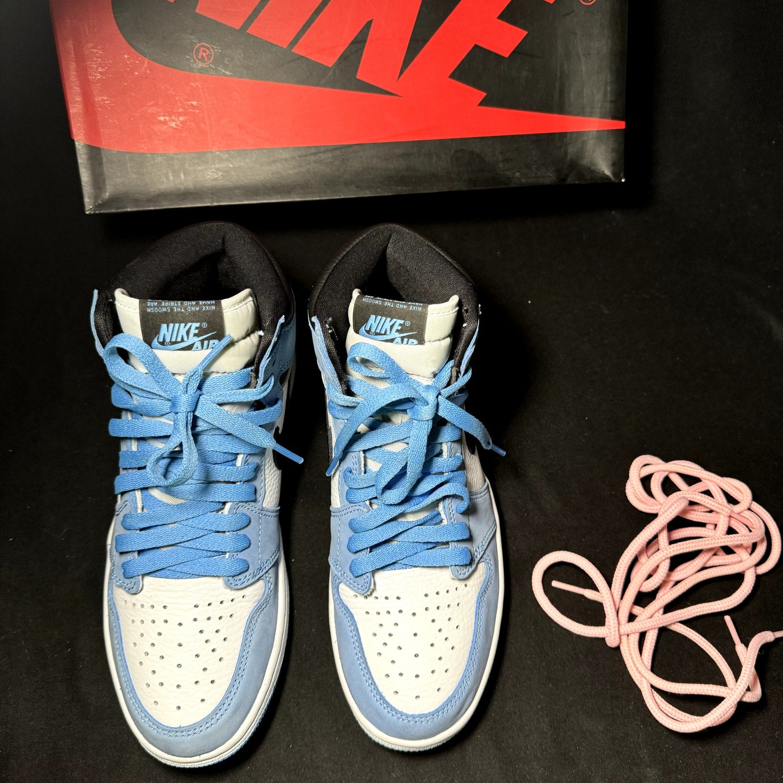 Air Jordan 1 Retro High OG University Blue Men's Shoes - Size 7