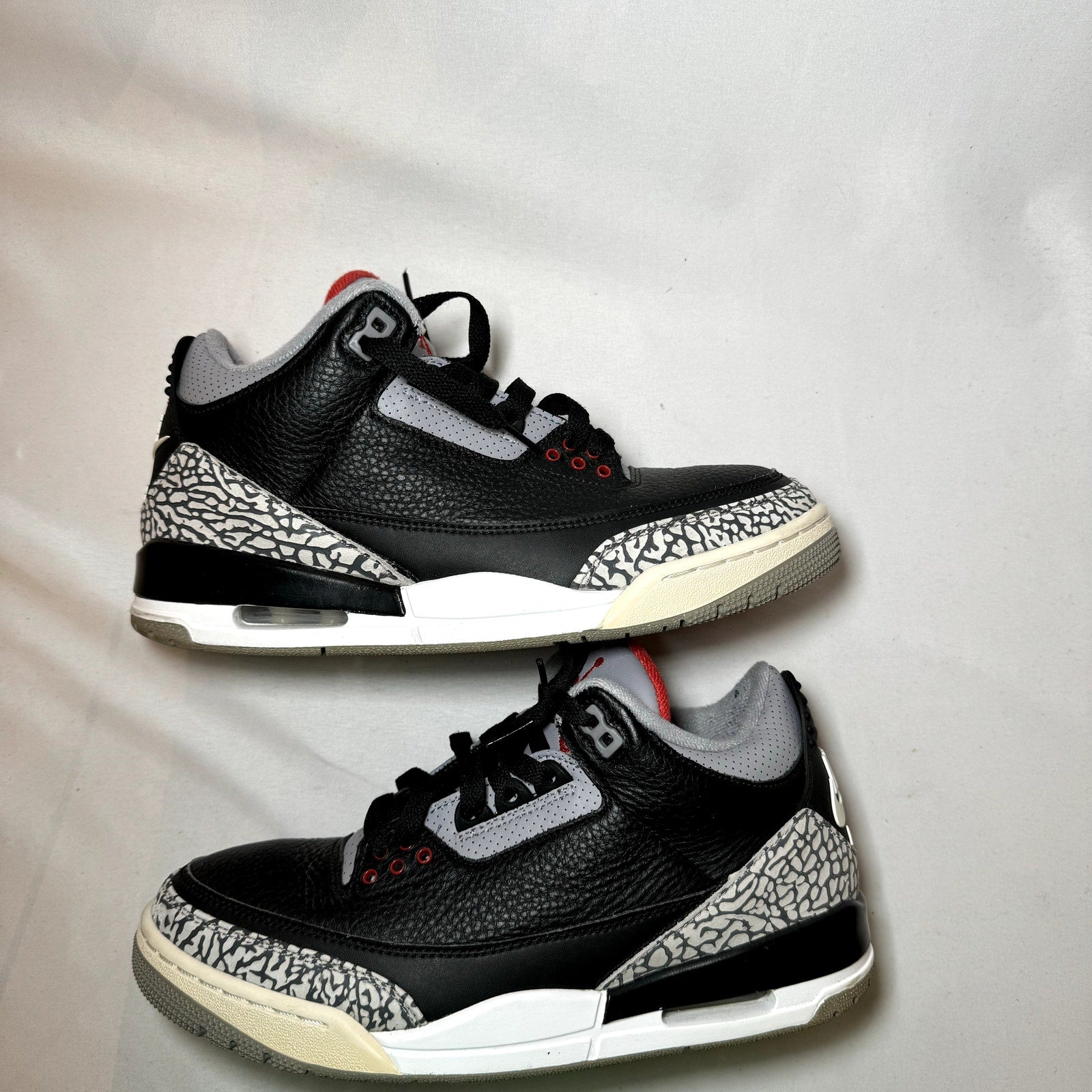 Air Jordan 3 Retro OG Black Cement 2018 Men's Shoes - Size 8.5