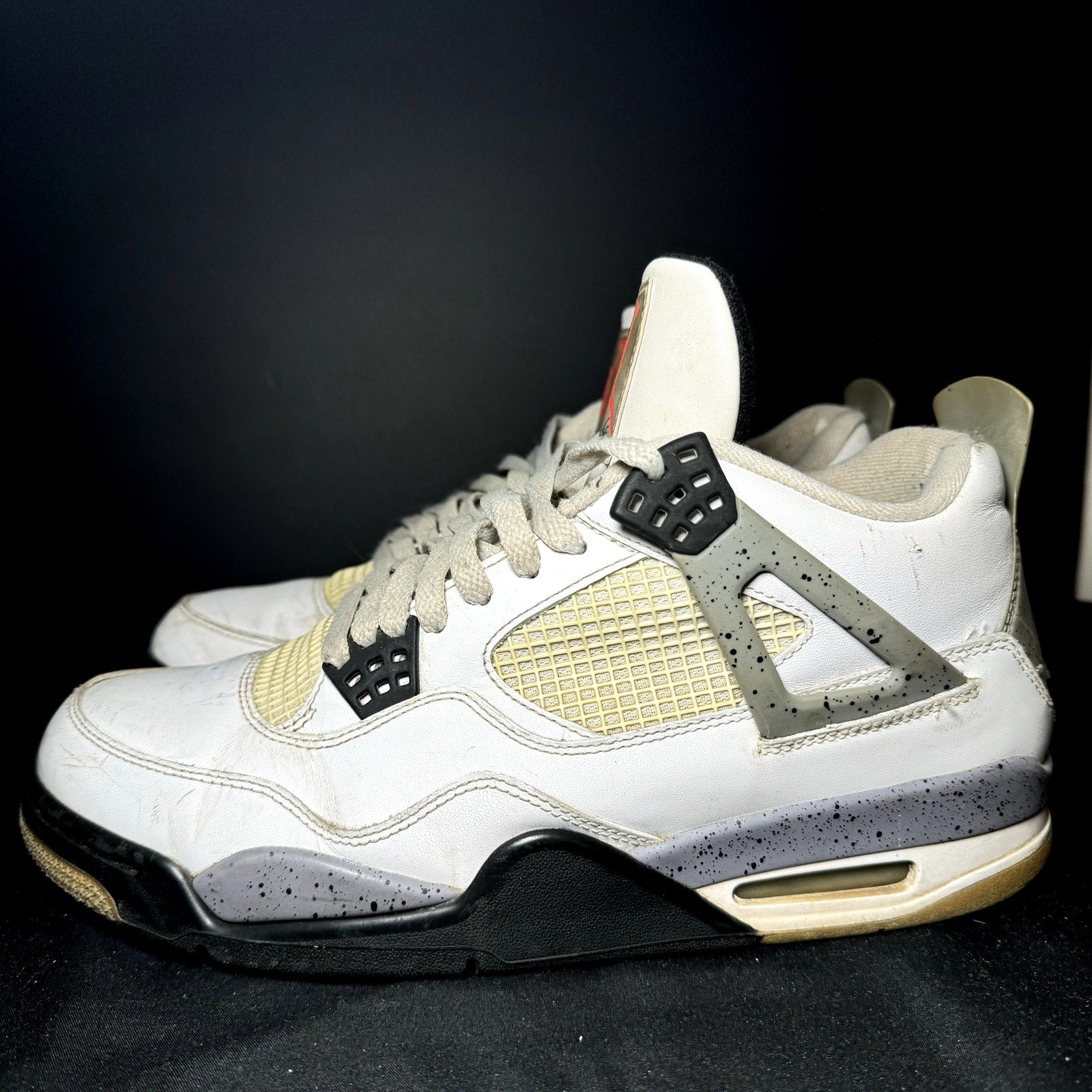 Air Jordan 4 Retro White Cement 2012 Men's Shoes - Size 10