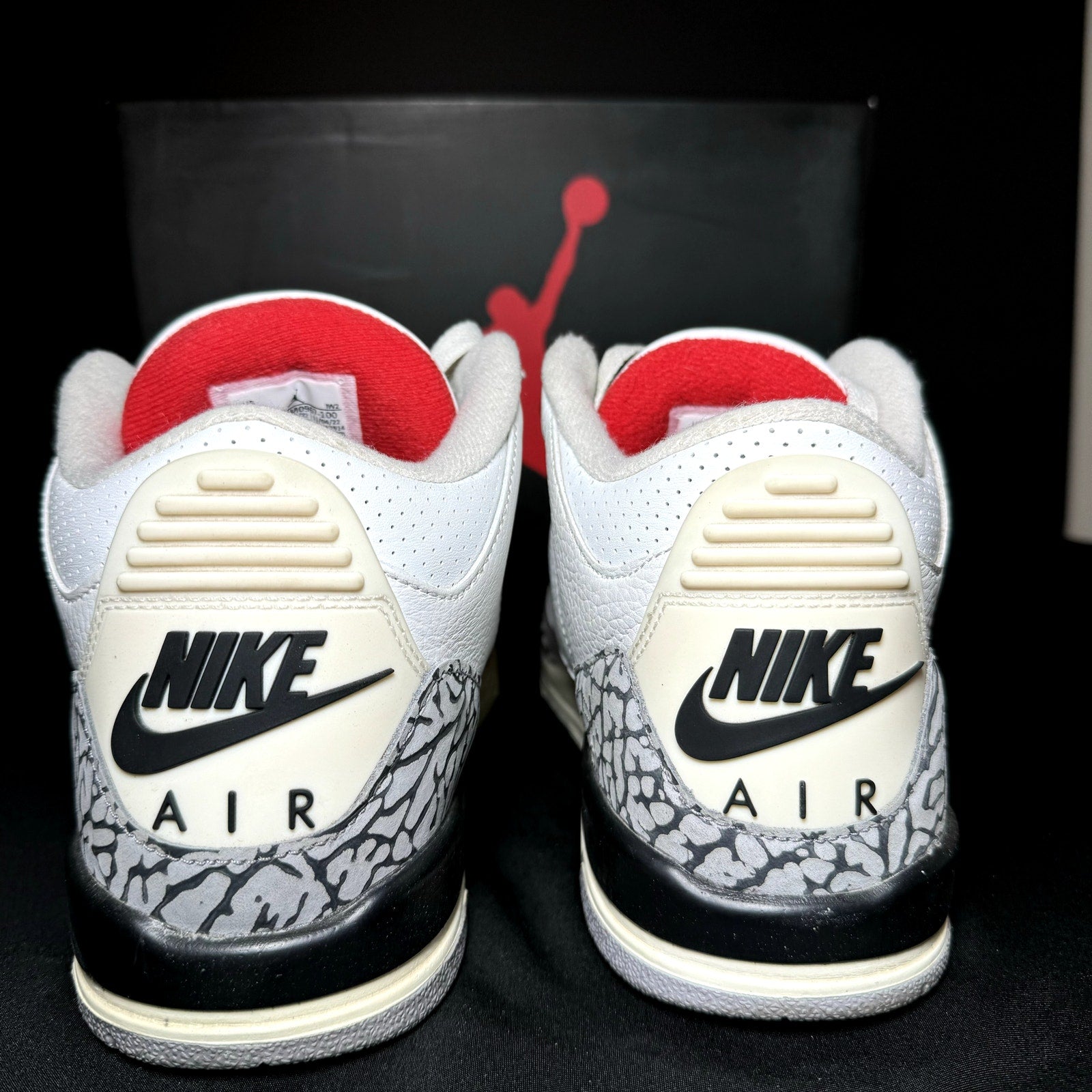 Air Jordan 3 Retro GS White Cement Reimagined Kids Shoes - Size 7