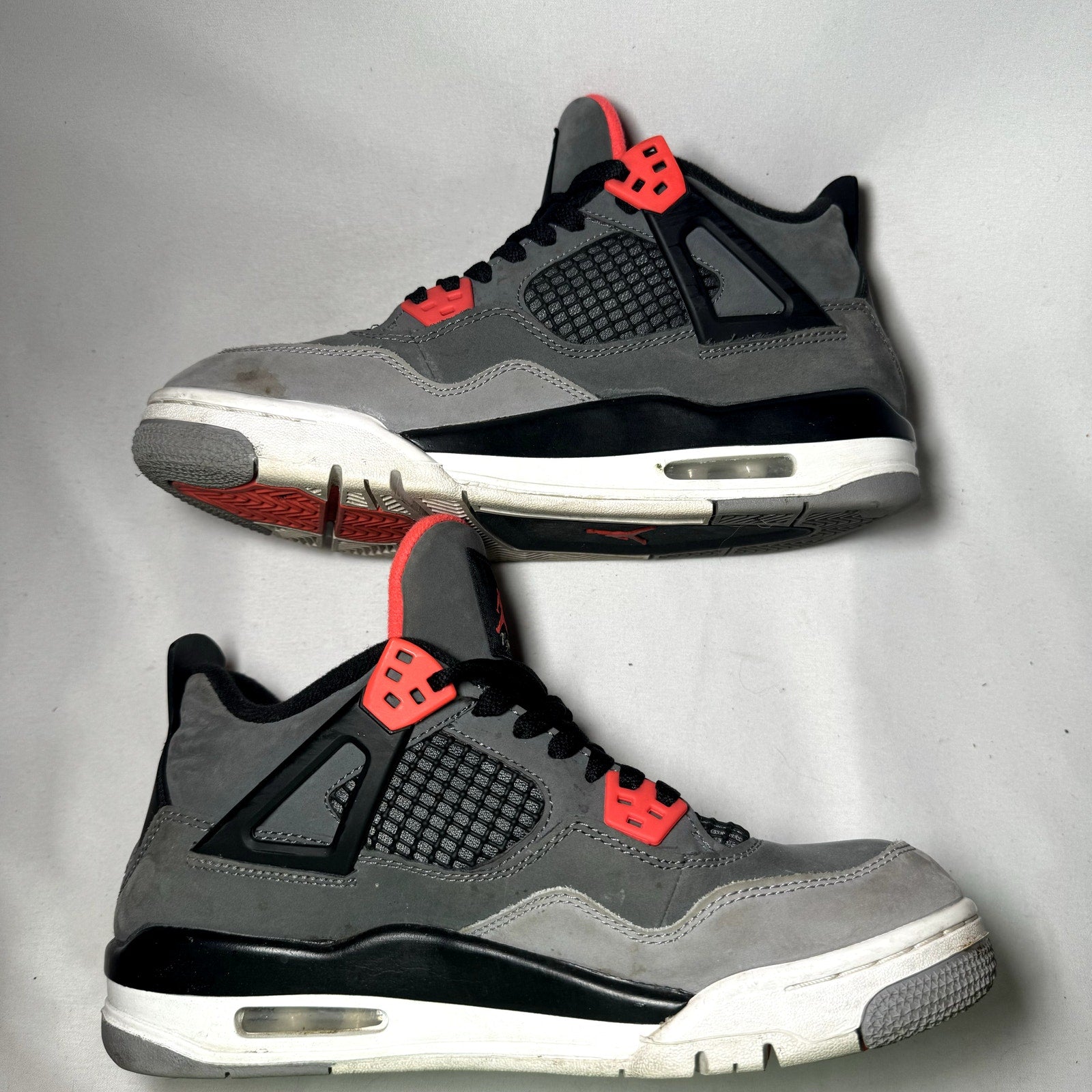 Air Jordan 4 Retro GS Infrared Kids Shoes - Size 7