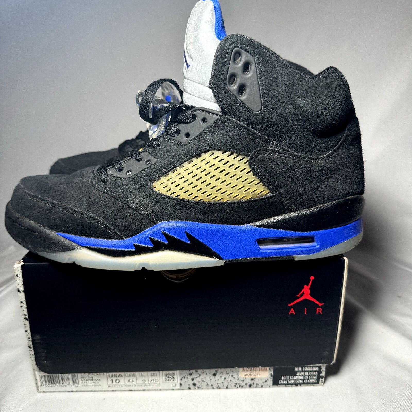 Air Jordan 5 Retro Racer Blue Men's Shoes - Size 10