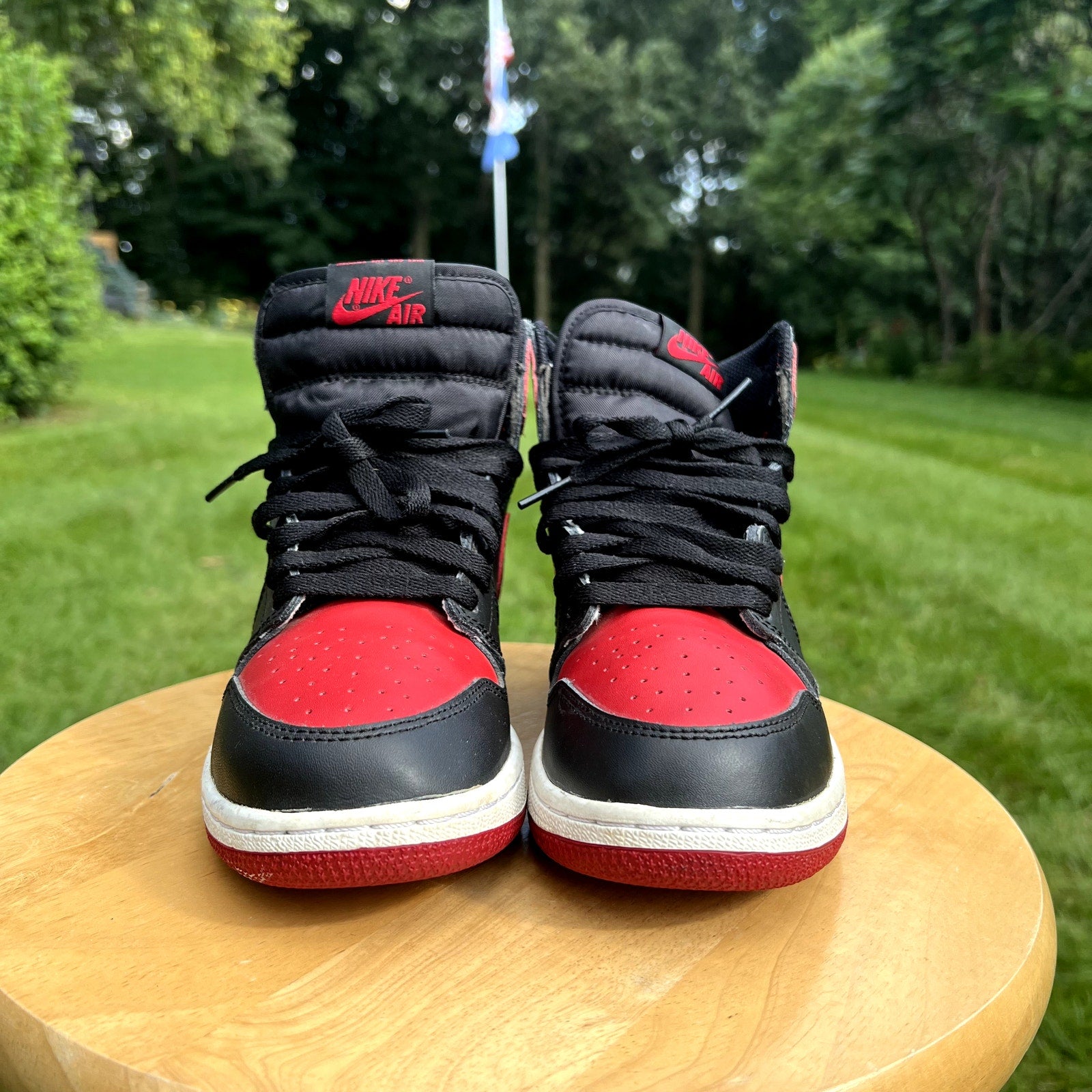 Air Jordan 1 Retro High OG GS Banned 2016 Kids Shoes - Size 6