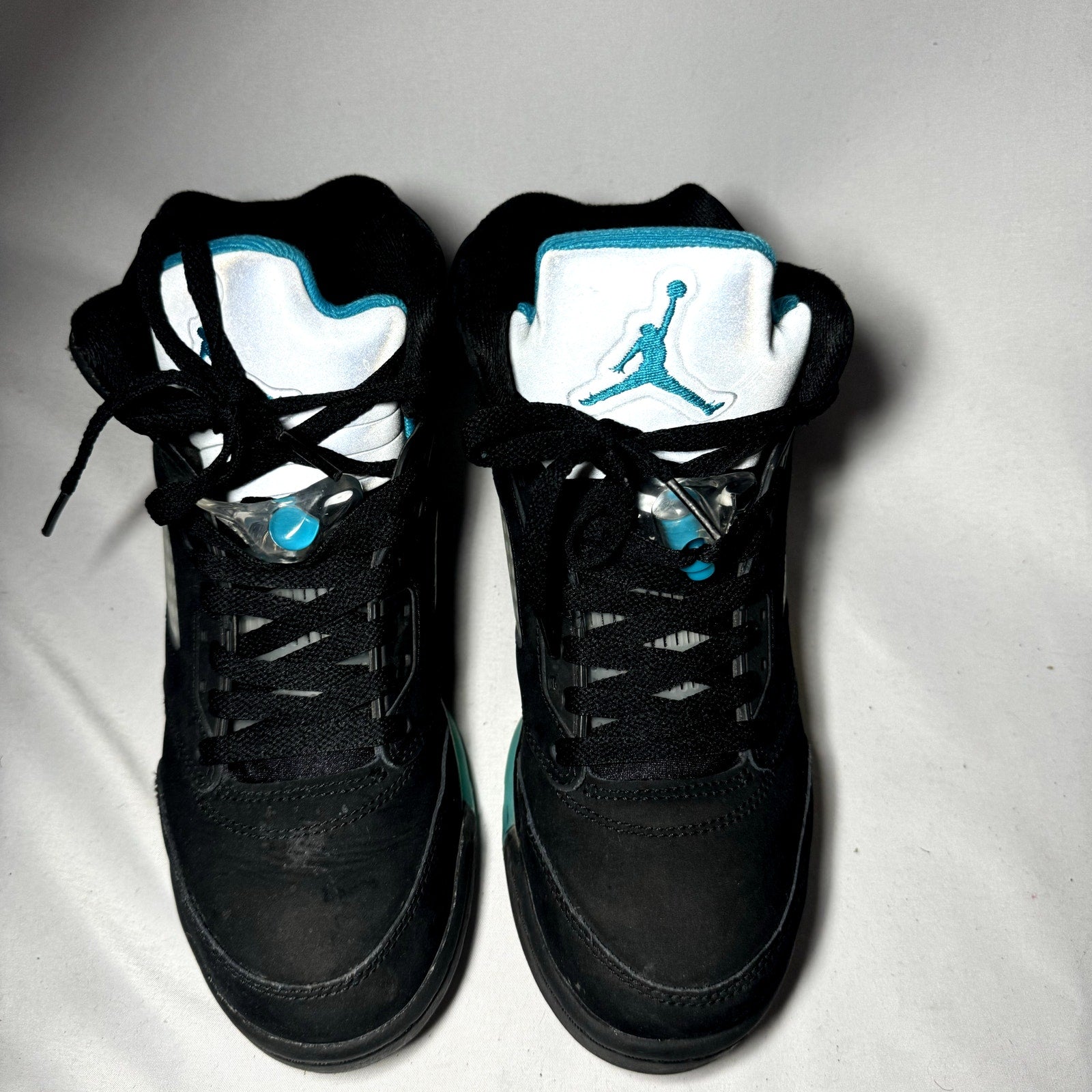 Air Jordan 5 Retro GS Aqua Kids Shoes - Size 7