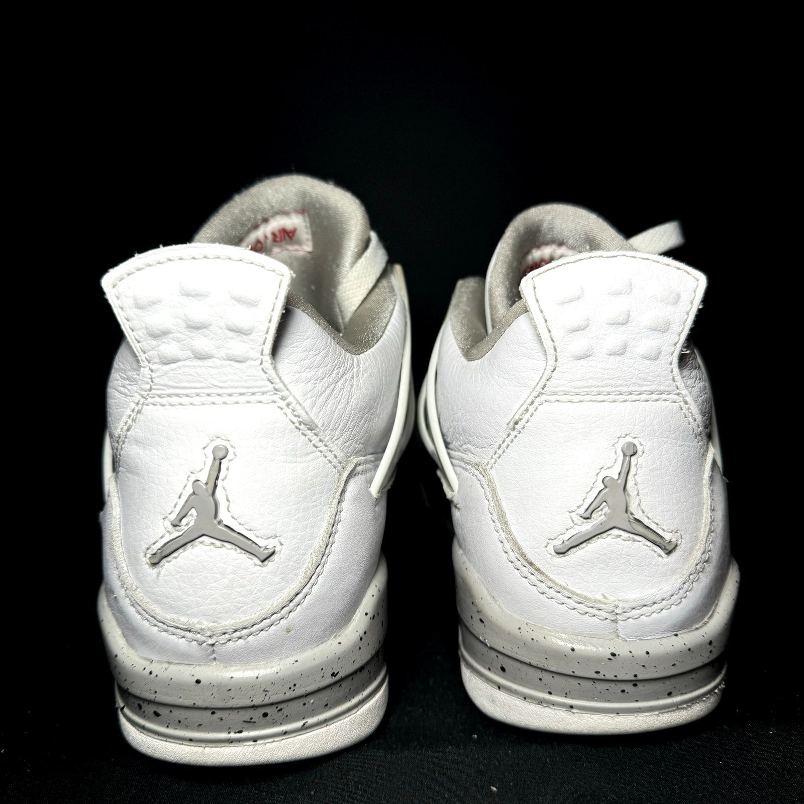 Air Jordan 4 Retro GS White Oreo Kids Shoes - Size 6.5