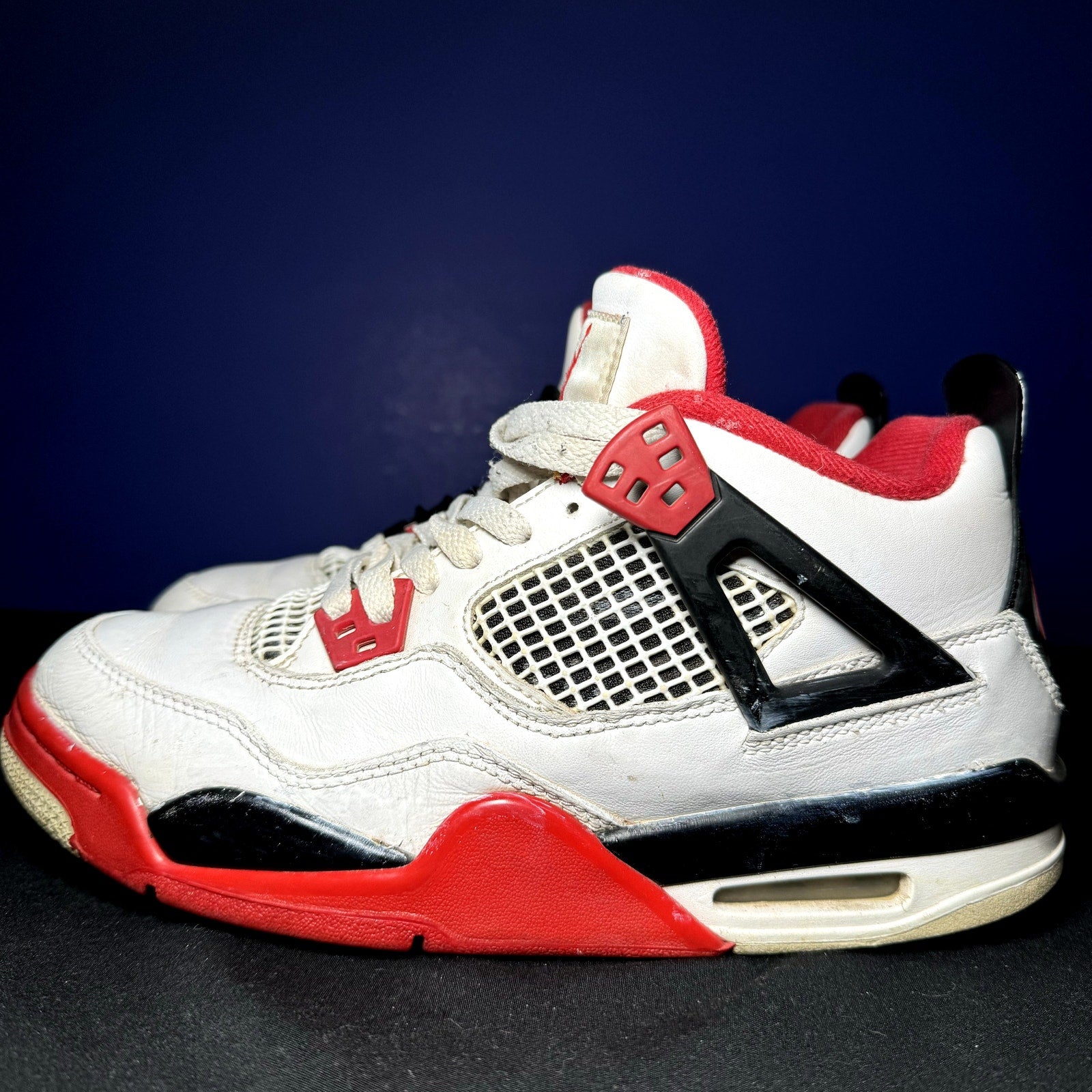 Air Jordan 4 Retro OG GS Fire Red 2020 Kids Shoes - Size 6.5