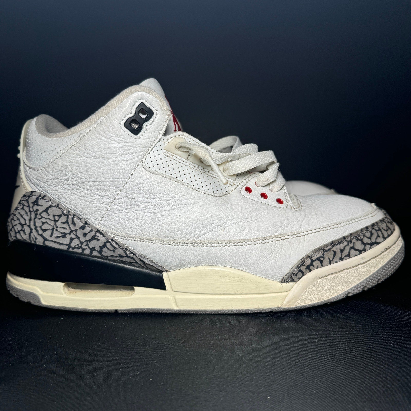 Air Jordan 3 Retro White Cement Reimagined Men's Shoes - Size 9.5