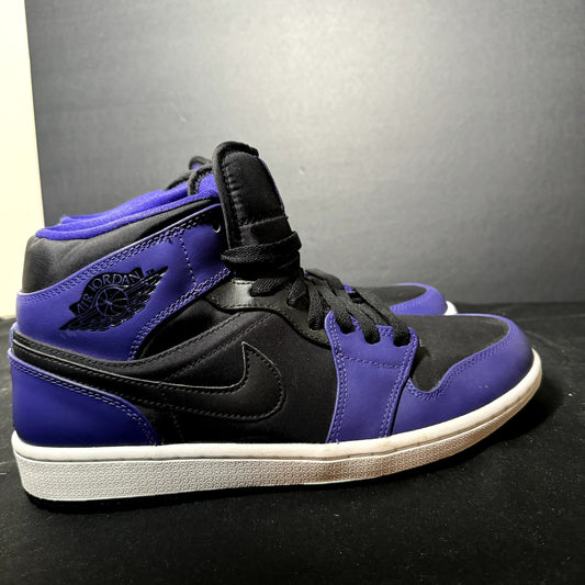 Air Jordan 1 Retro Mid Dark Concord Men's Shoes - Size 9