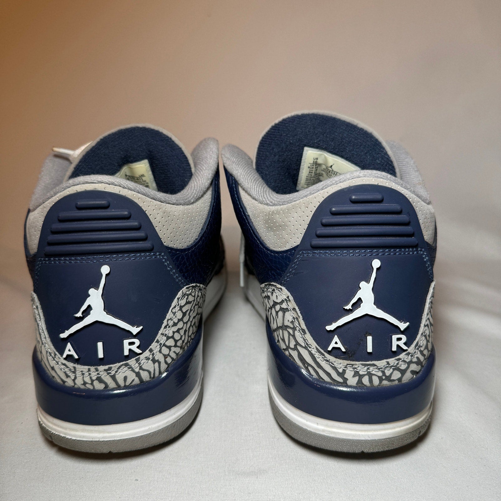 Air Jordan 3 Retro Georgetown Men's Shoes - Size 10